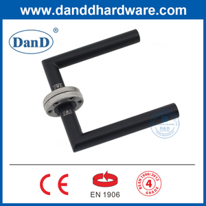 EN1906 Grade 4 Stainless Steel Door Handles Black for Metal Door And Wood Door-DDTH003