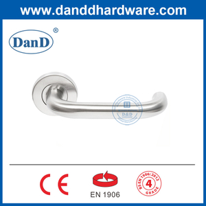 Silver Satin Stainless Steel Entry Door Handles with EN1906 Grade 4-DDTH001