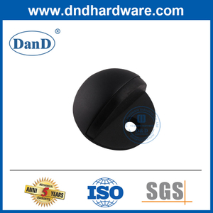 Contemporary Door Stops Zinc Alloy Black Door Stopper-DDDS004