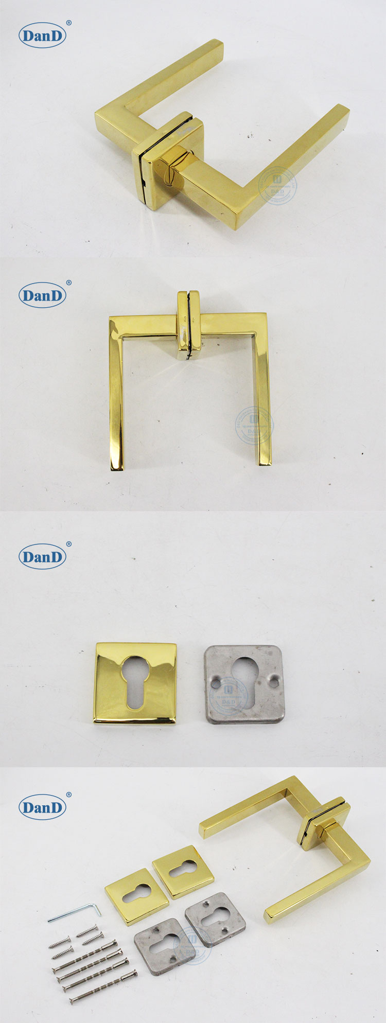 Polished Brass Door Handle