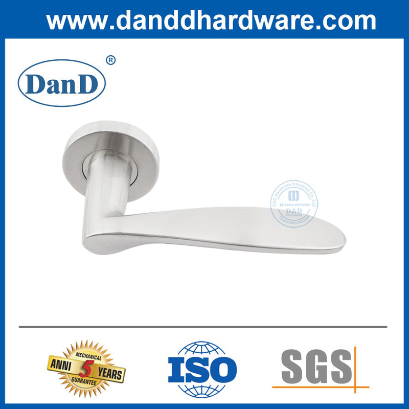 Europe Style Stainless Steel Hardware Manufacturer Indoor Door Handles-DDSH001