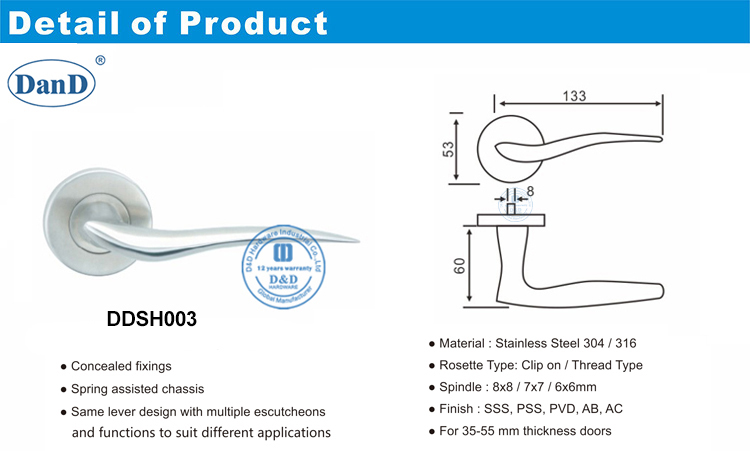 European Style Door Handle