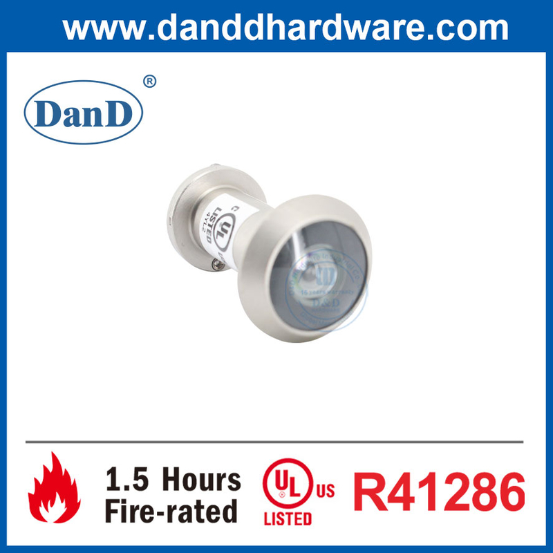 UL Fire Rated Eye Security Home Door View Anti-Peeping Door Viewer with Lids-DDDV012