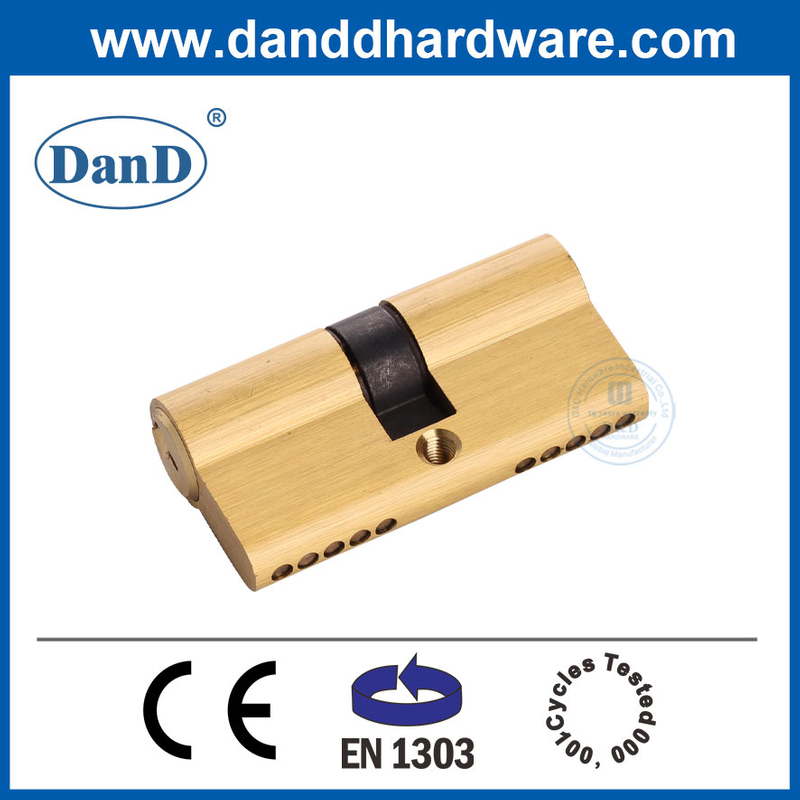 EN1303 Factory Price Euro Solid Mortise Double Open Door Lock Cylinder-DDLC003-60mm-SB