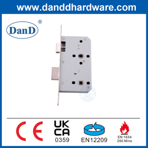 EN12209 Stainless Steel Euro Profile Mortise Lock for Bathroom Door-DDML012-5578