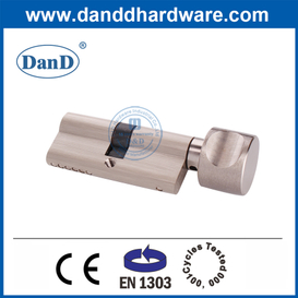 Factory Price Euro Profile Solid Brass Mortise EN1303 Door Lock Cylinder-DDLC001-70mm-SN