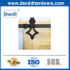 Stainless Steel Modern Stylish Sliding Door Track Black Sliding Barn Door Hardware-DDBD003