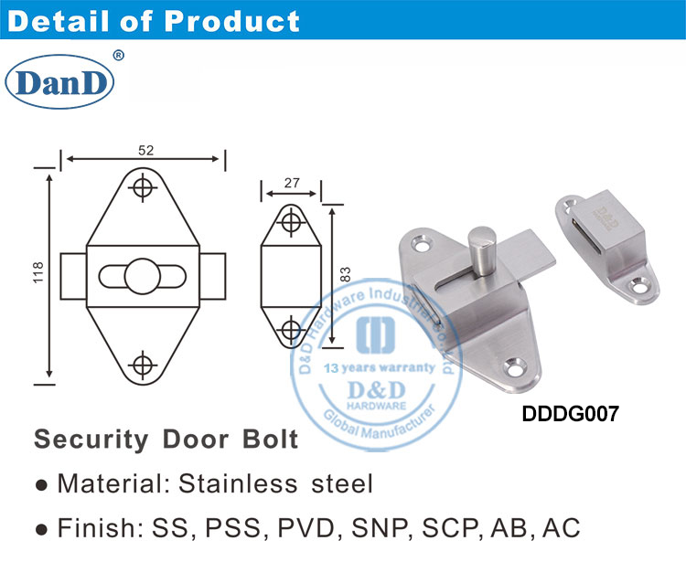 Door Guard Latch
