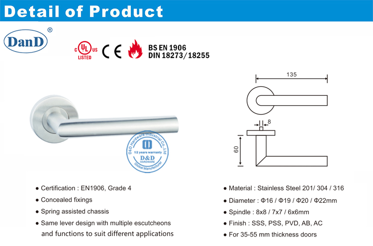 03 Door Lever Handle-DDTH003