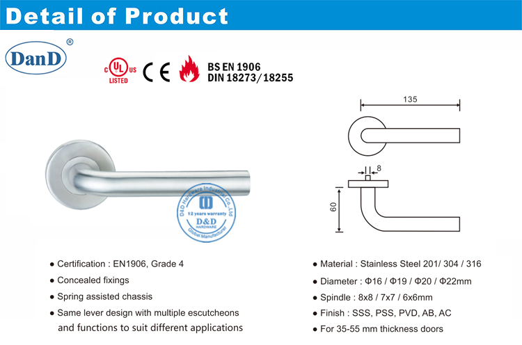 03 Door Lever Handle-DDTH002