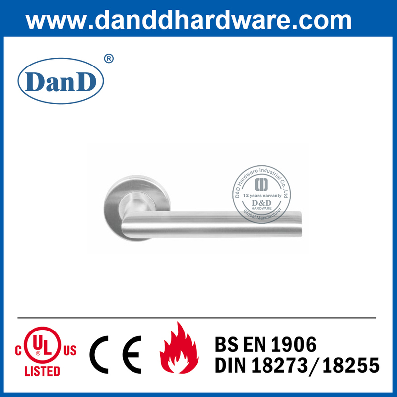 Stainless Steel 304 Modern Interior Hollow Door Lever Handle-DDTH026