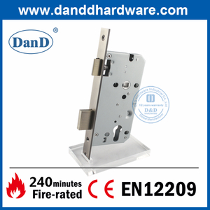 CE Euro SUS304 Antique Brass Fire Resistance Sash Lock for Wooden Door-DDML009