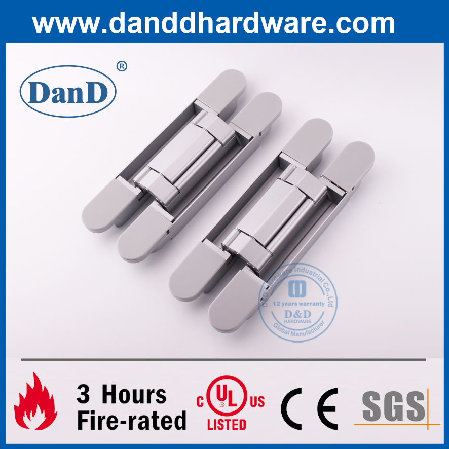 Heavy Duty Zinc Alloy 3D Invisible Door Hinge for External Door-DDCH008-G120