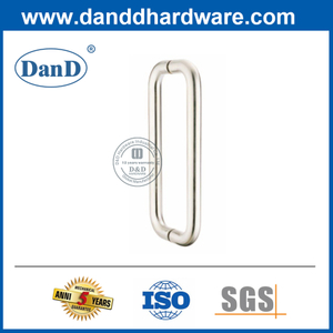 Stainless Steel 304 Safety D Shape Commercial Door Pull Handle-DDPH007