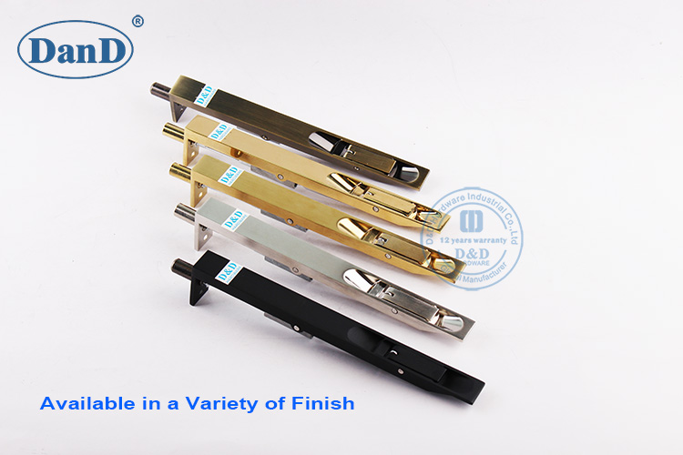 Heavy Duty Flush Door Bolt for Wooden Door-D and D Hardware