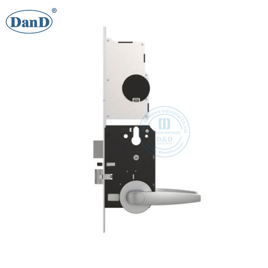 Security Hotel Room Keyless Entry Smart Safety Card Digital Front Door Lock-DDFL408