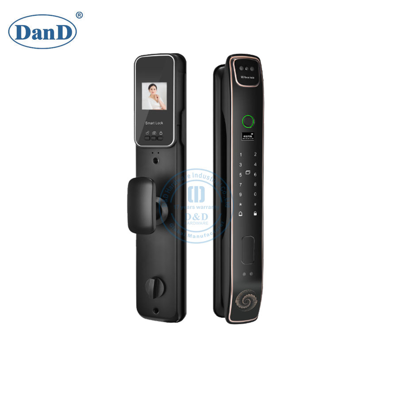 Biometric Fingerprint Security 3D Face Recognition Smart Door Lock Manufacturers-DDFL037