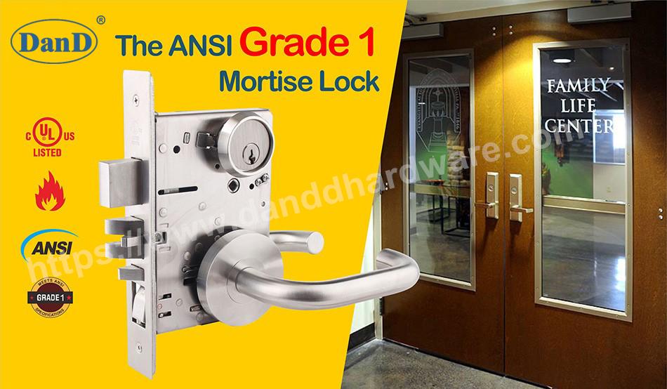 SUS304 ANSI Grade 1 Latchbolt Closet Passage Door Lock -DDAL01 - Buy ANSI  Door Lock, Closet Door Lock, Mortice Lock Product on danddhardware