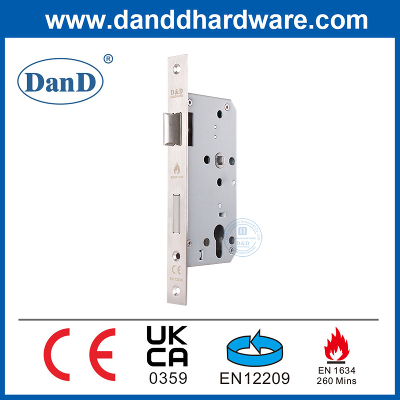 CE EN12209 Fire Rated Sash Door Lock Mortise Lever Handle Door Lock-DDML009-5572