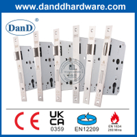 CE Security Factory Customizes Various Sizes Stainless Steel Mortise Lock Body-DDML009-6072