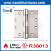 UL Listed Internal Door Hinges Ball Bearing Fire Rated Door Hinge for Hotel-DDSS002-FR-4.5x4x3.4