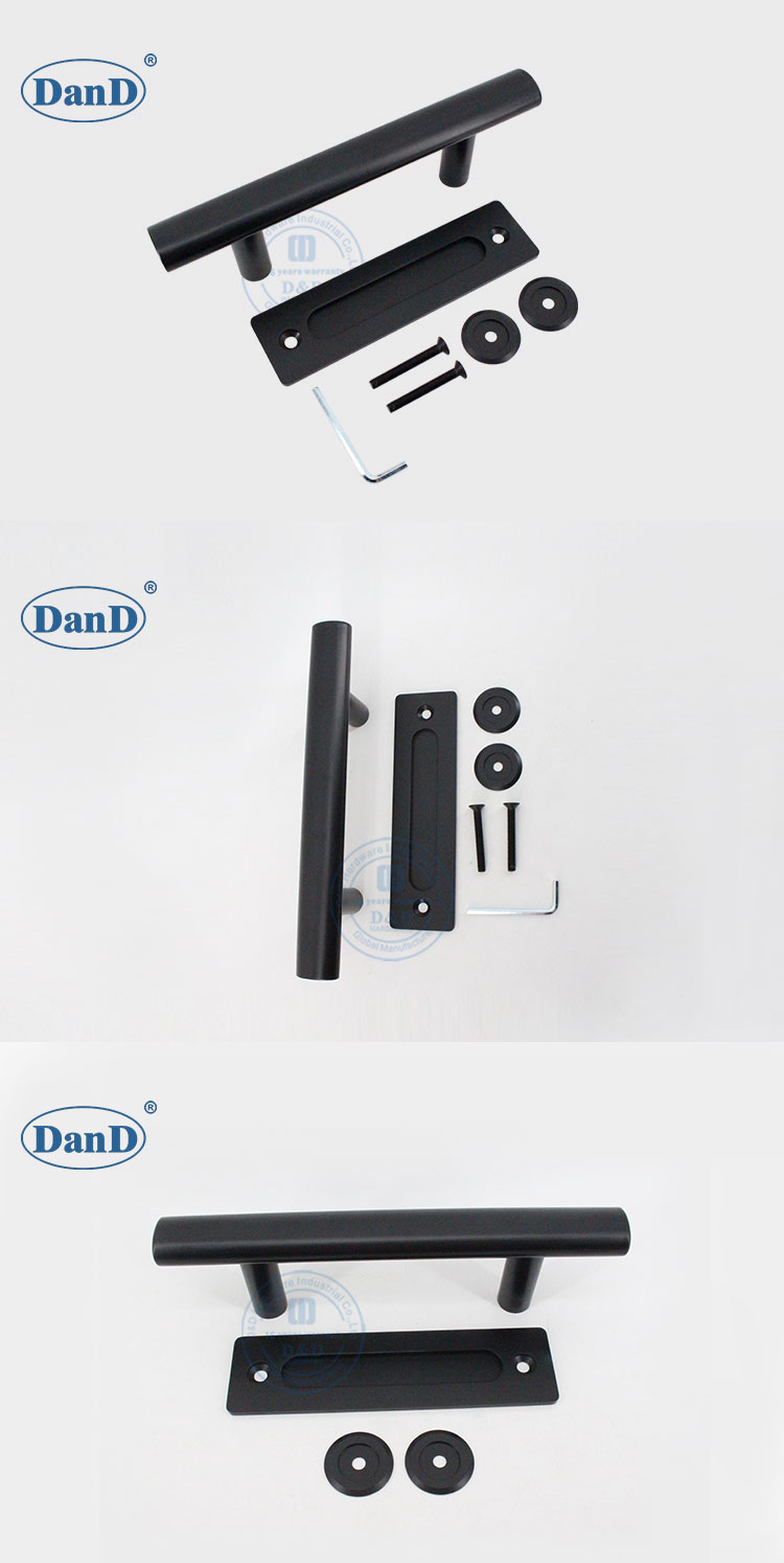 Black Barn Door Handle