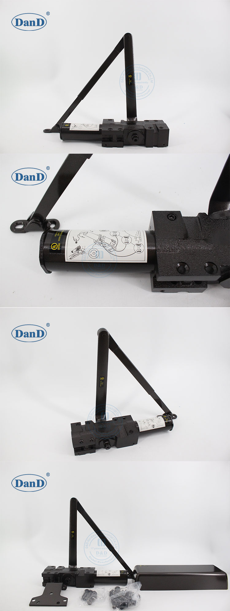 exterior door closer hardware