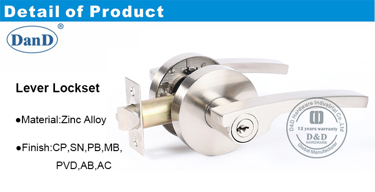 Hot Sale Door&nbsp;Lockset-DDLK081-D and D Hardware