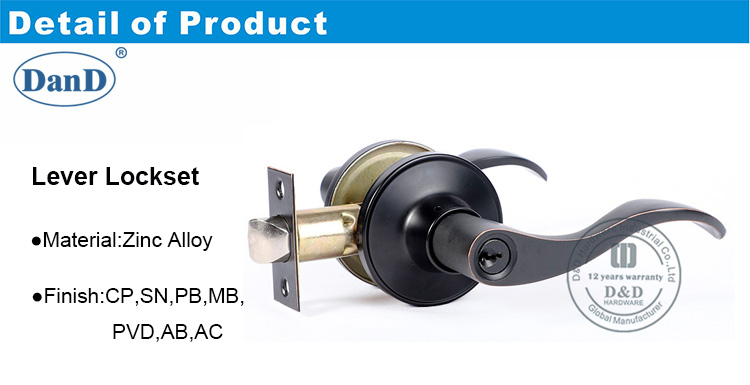 TUbular Lockset for Metal Door-DDLK086-D and D Hardware