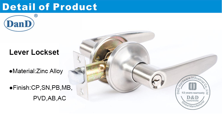 Tubular Lever Lock-DDLK071-D and D Hardware
