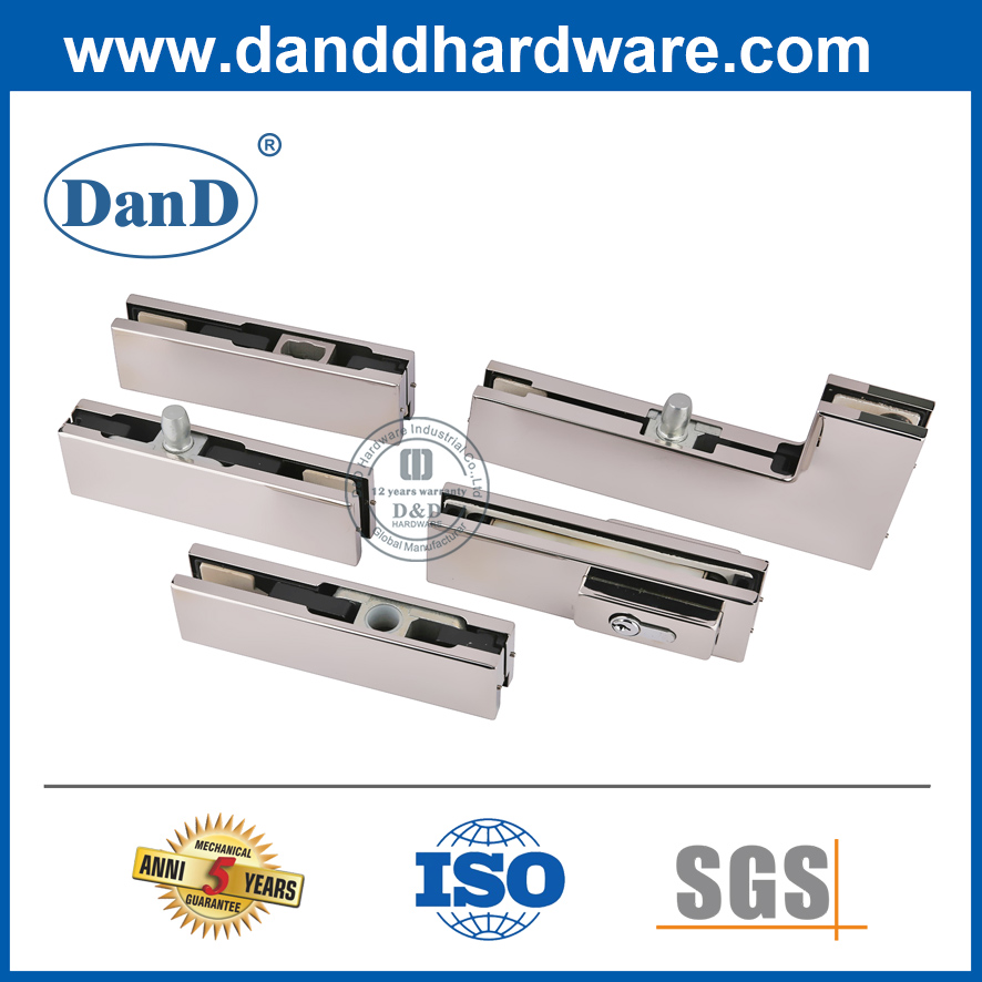 Toughened Glass Door Fitting Stainless Steel Patch Lock- DDPT004