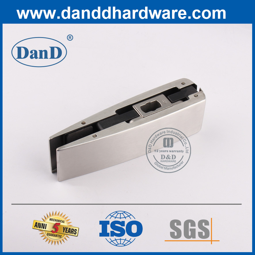 New Design SS304 Bottom Patch Fitting for Hotel Glass Door-DDPT006