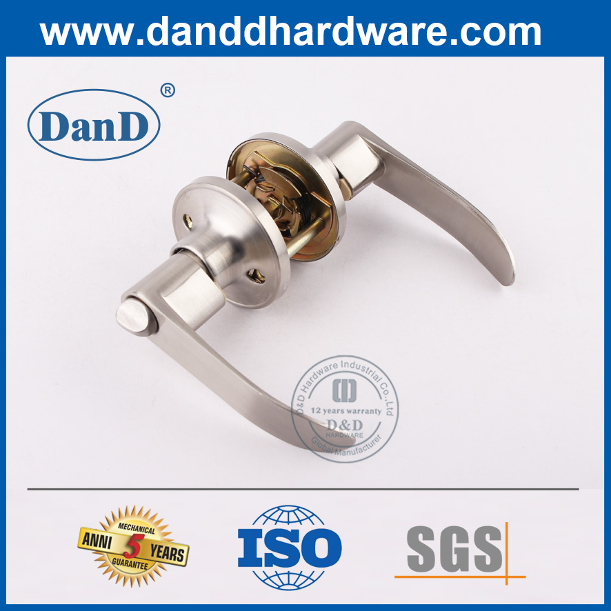 Fashion Design Zinc Alloy Exterior Door Lever Lock Set-DDLK097