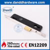 SS304 Black Narrow Stile Deadbolt Storeroom Lock-DDML023-2585