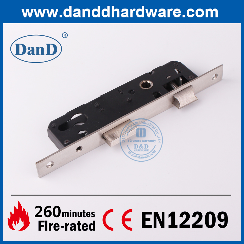 SS304 Black Narrow Stile Roller Door Lock for Balcony-DDML022-3085