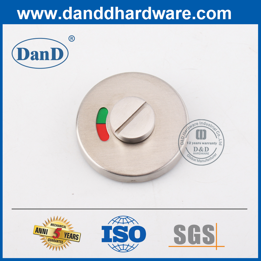 Stainless Steel Lavatory Thumbturn and Release with Indicator-DDIK004