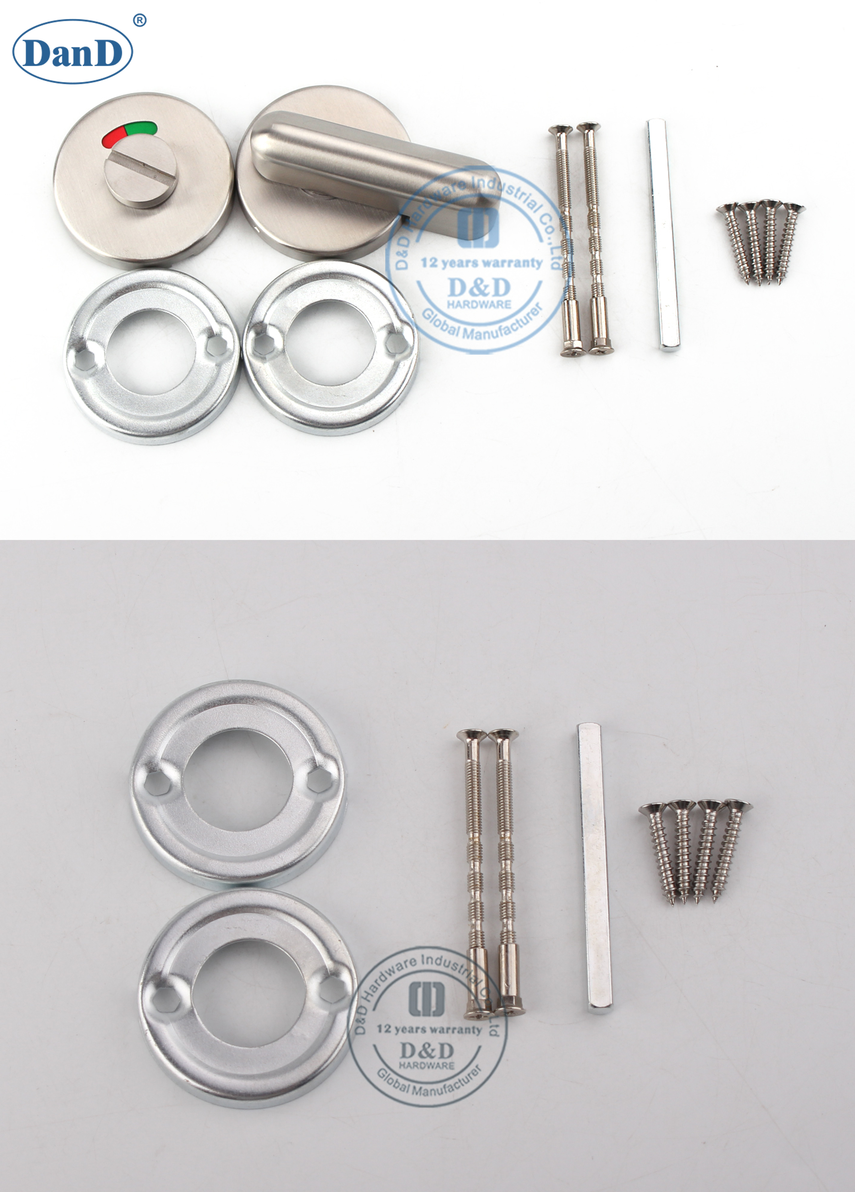 Disable Thumbturn and Release With Indicator-D and D Hardware