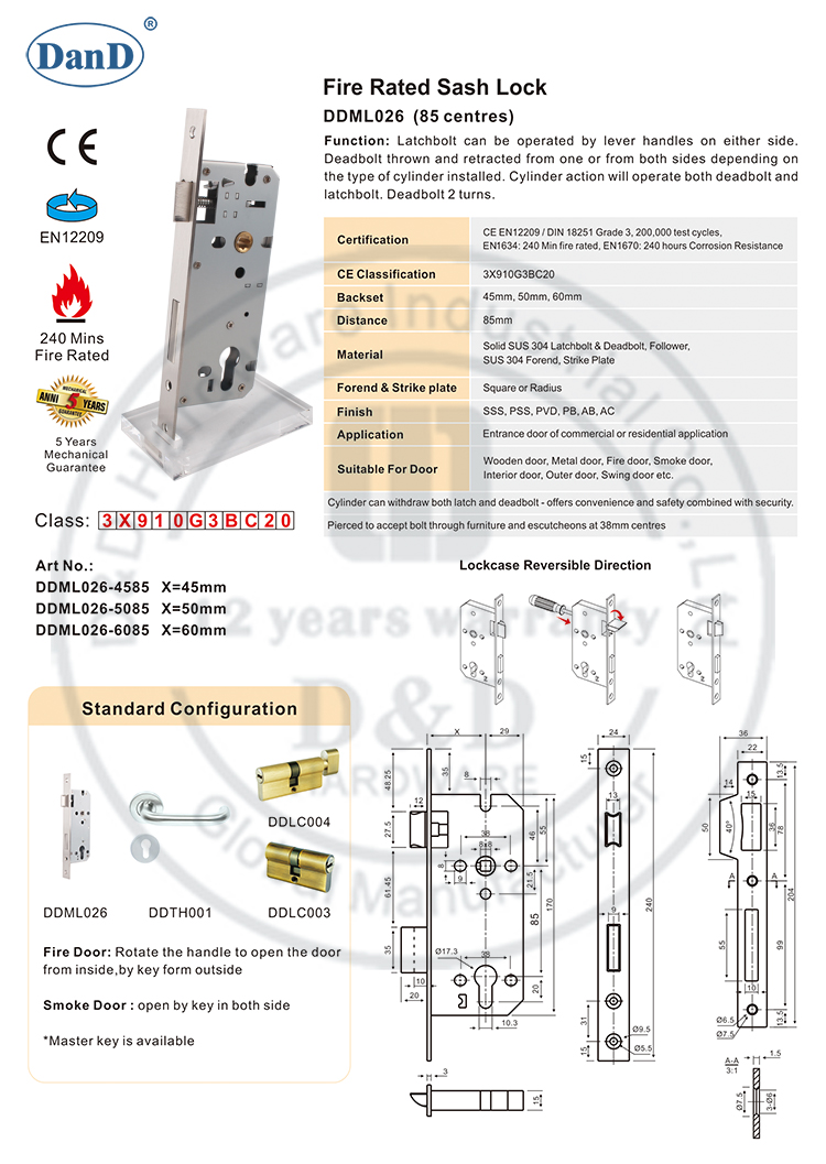 Hot Sale Door Lock-D and D Hardware
