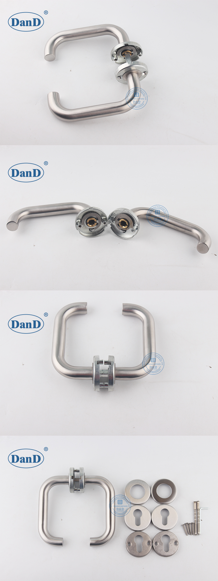 Round Rose Door Handle