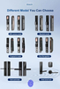 Electronic Safe Combination Card Digital Apartment Smart Lock with Handle-DDDL002