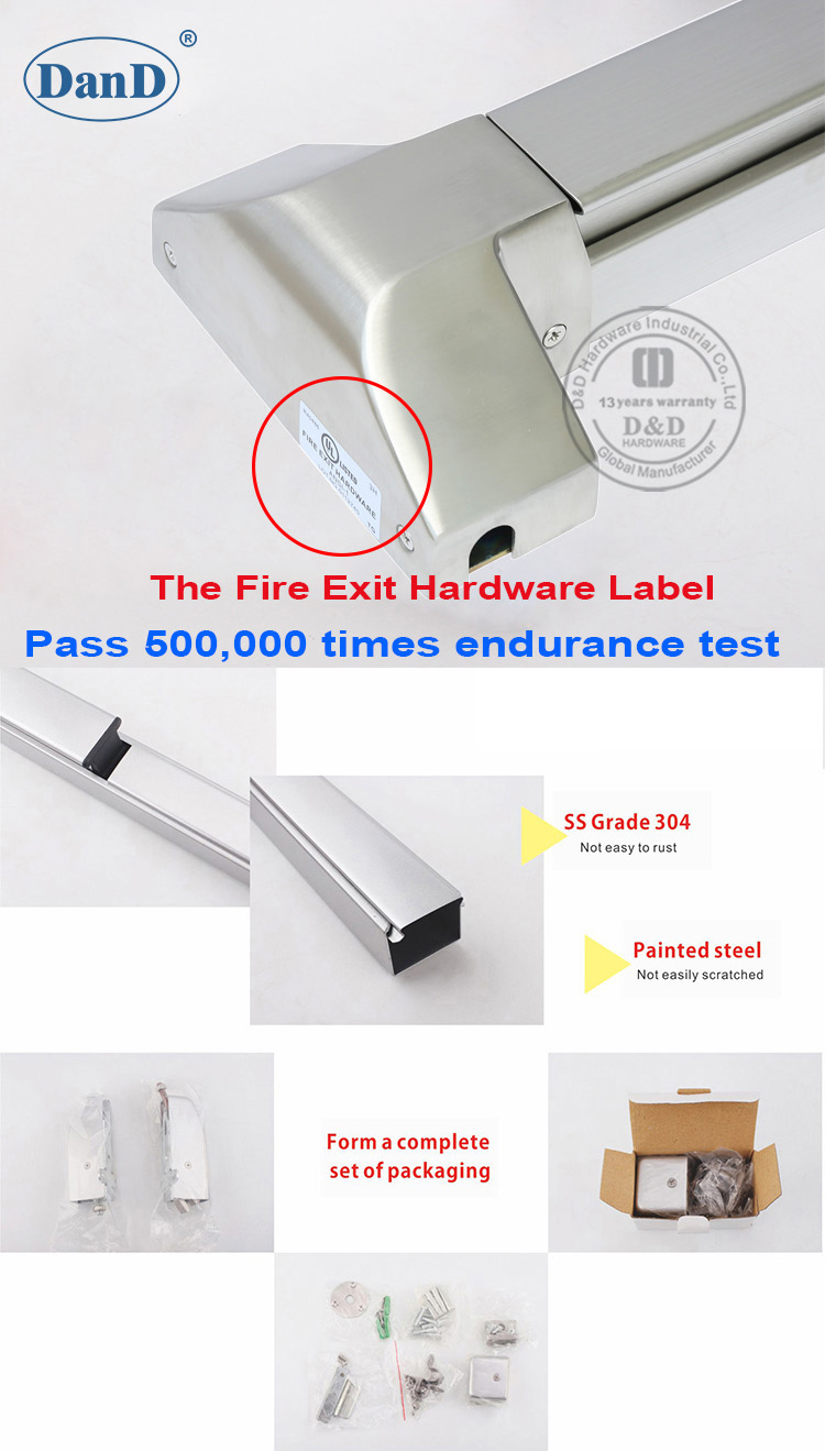 Fire Door Panic Push Bar-DDPD024
