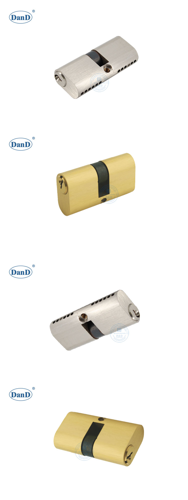 Solid Brass lock cylinder