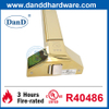 UL Fire Exit Device Golden Panic Bar Door Hardware Manufacturer China-DDPD023