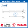 UL Fire Exit Device Golden Panic Bar Door Hardware Manufacturer China-DDPD023