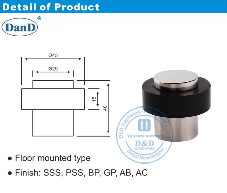 screw in door stopper