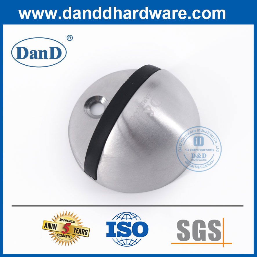 Stainless Steel Front Door Stopper Floor Mounted Door Stop-DDDS001