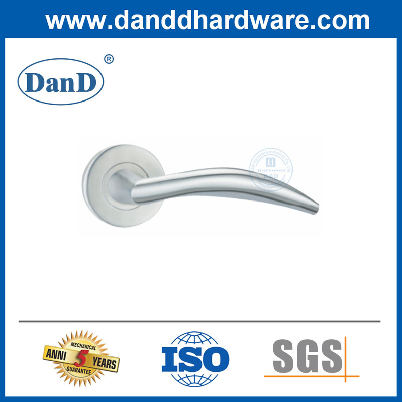 Stainless Steel Luxury Europe Market Passage Lever Handle for Room-DDSH007