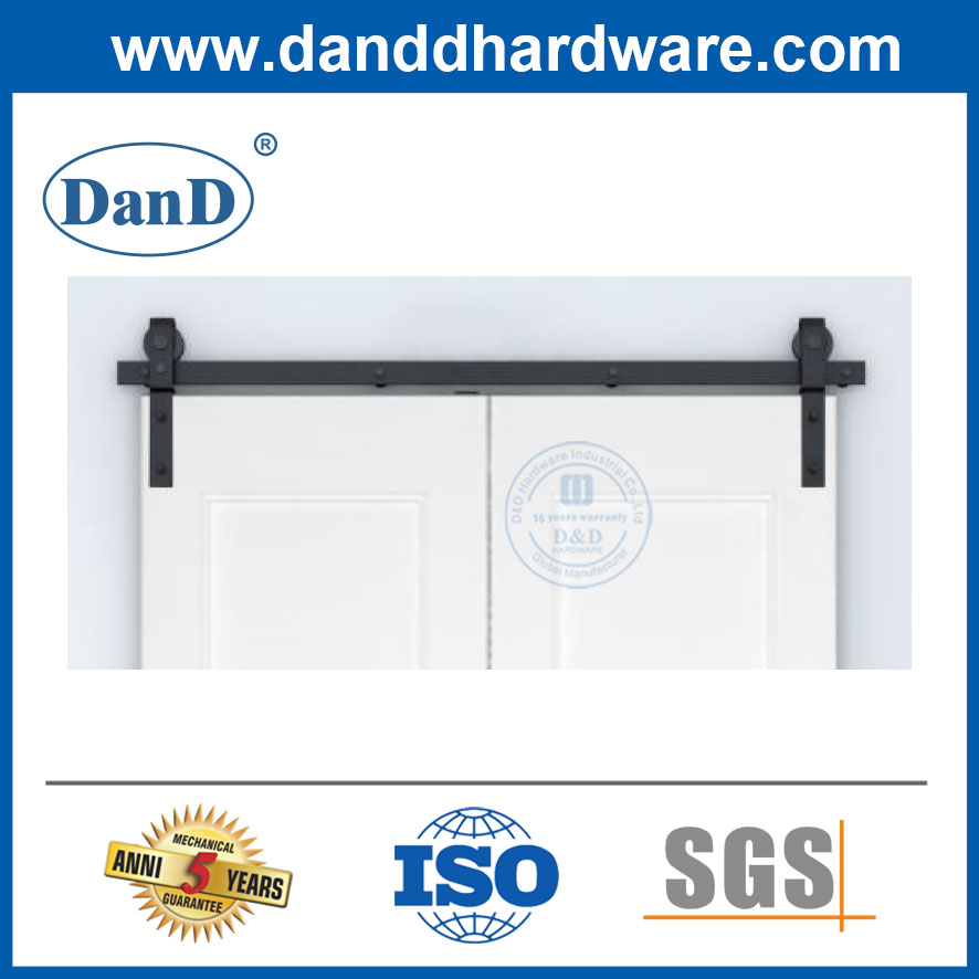Folding Barn Door Rail Hardware Kit Bedroom Wooden Door Sliding Door Removable Sliding Door Rail Accessories-DDBD027