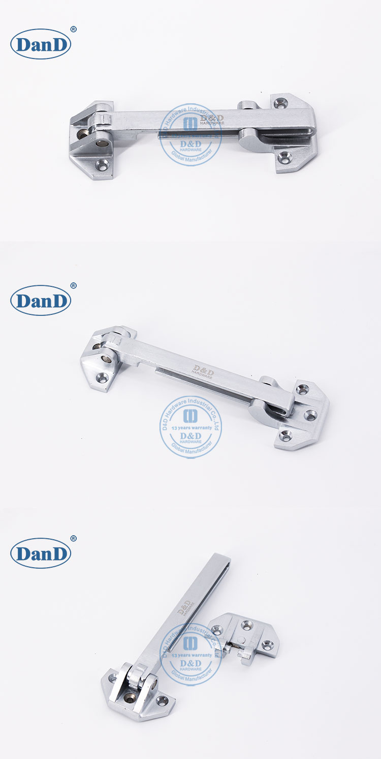 Satin Chrome Door Guard