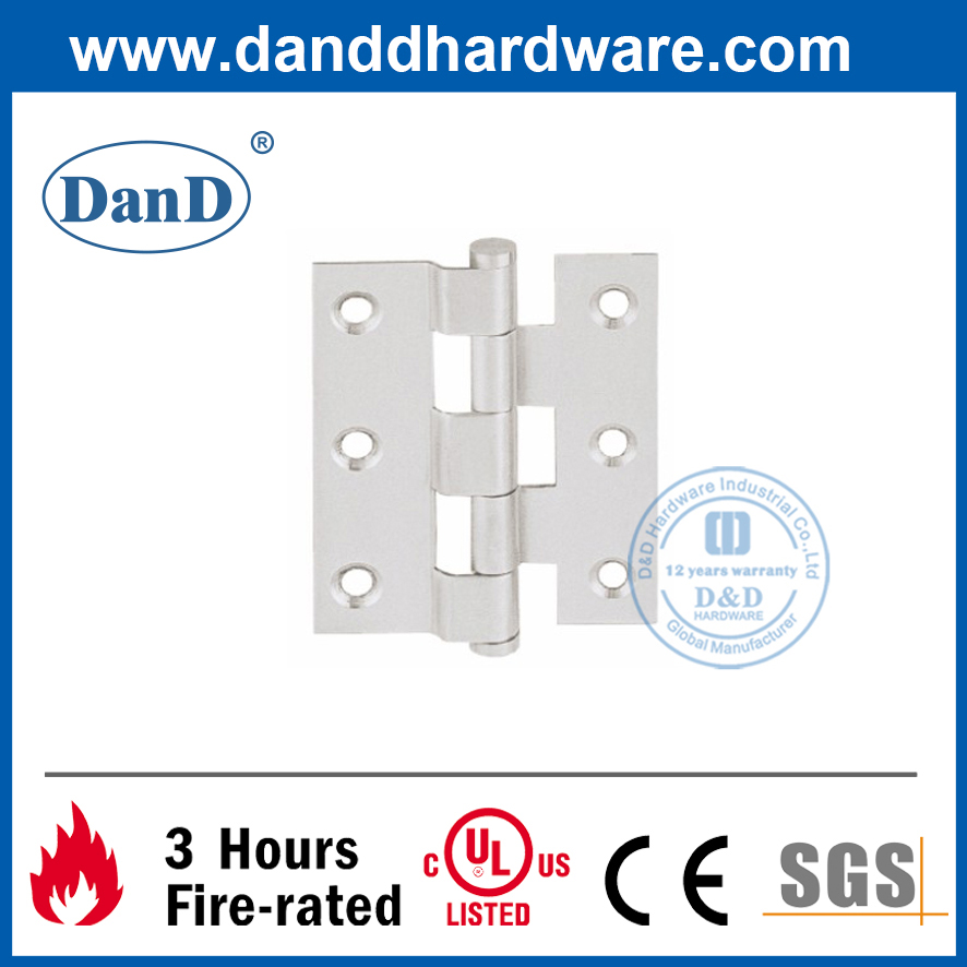 SS316 Square and Round Corner Crank Hinge for Single Door-DDSS036